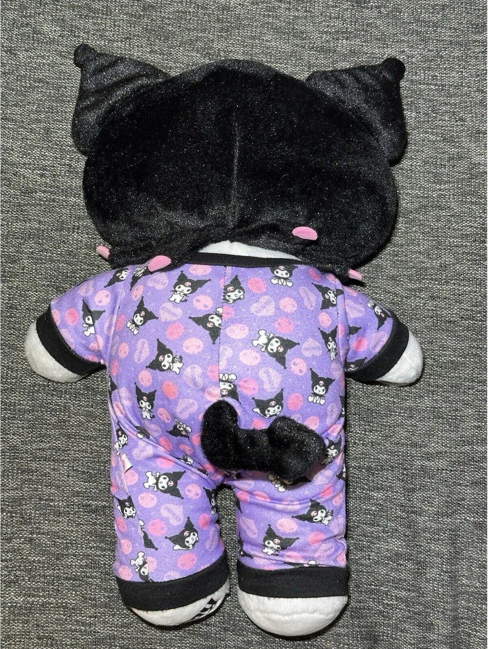 Kuromi Build A Bear BAB Sanrio With Pajamas No Tush Tag 17